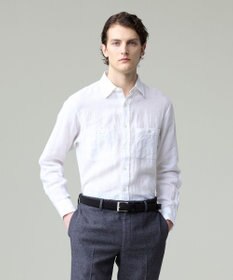 J.PRESS MEN 【洗える】リネントロピカル シャツ / レギュラー