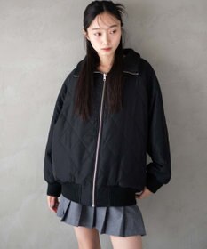 WEGO ヴィンテージライクFレザーRVブルゾン