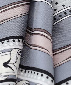 23区 ベルトモチーフ柄スカーフ