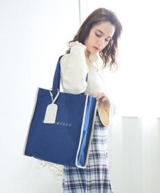 style code 【MERCURYDUO/マーキュリーデュオ】カードケース付　キャンバストートバッグ 推し活バッグ