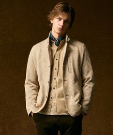 JOSEPH ABBOUD 【65㎝×65㎝】スクエアグラフィックプリント チーフ