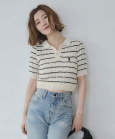 WEGO 別注USPOLO　ケーブルニットポロ