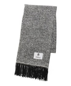 MOONBAT 【日本製】FURLA アルパカ混ヘリンボーンマフラー／幅50cm