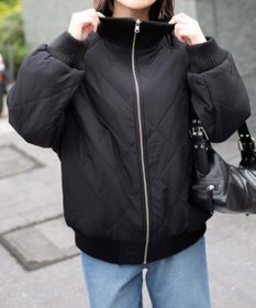 WEGO ヴィンテージライクFレザーRVブルゾン