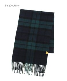 MOONBAT WEB限定【洗える】ミエル (miel) カシミヤ100％ チェックマフラー