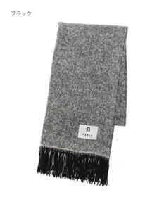 MOONBAT 【日本製】FURLA アルパカ混ヘリンボーンマフラー／幅50cm