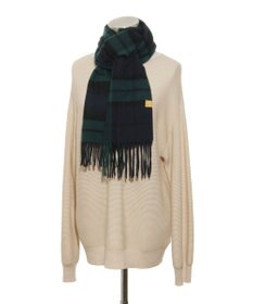 MOONBAT WEB限定【洗える】ミエル (miel) カシミヤ100％ チェックマフラー