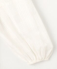 #Newans シアーチェックボリュームワンピース