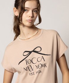 TOCCA 【接触冷感・UV90%以上カット・洗える】DANCING RIBBON Tシャツ