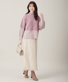 ANY SIS 【洗える】グラデーションフェザー ニット