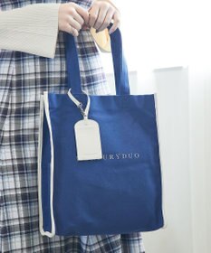 style code 【MERCURYDUO/マーキュリーデュオ】カードケース付　キャンバストートバッグ 推し活バッグ