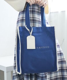 style code 【MERCURYDUO/マーキュリーデュオ】カードケース付　キャンバストートバッグ 推し活バッグ