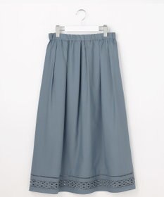 J.PRESS LADIES スパンソフトクロス刺繍 スカート