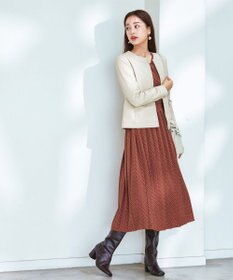 Tiaclasse L 【本革】ノーカラーシープレザージャケット