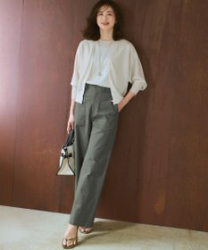 23区 VIOLAd'ORO キャンバス レザーコンビ 2WAY トートバッグ