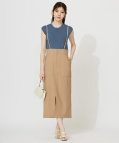 ANY SIS 【2WAY】フロントジップタイト スカート