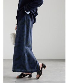 Te chichi 【2026年3月InRed掲載波瑠さん着用】ペイントパターンナロースカート