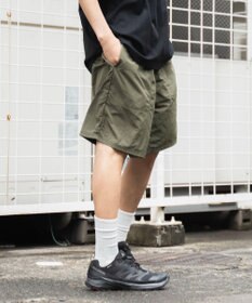 WEGO 【速乾/ウエストゴム/SMLサイズ】ナイロンイージーショーツ