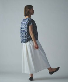 muuc 〈ドライタッチ＆通気性が高い〉格子柄プルオーバー