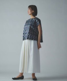 muuc 〈ドライタッチ＆通気性が高い〉格子柄プルオーバー