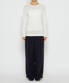 uncrave シアー クルーネック カットソー