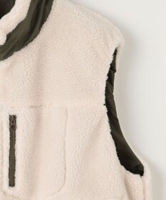 23区 L 【SLOW/一部店舗限定】リバーシブルボアコンビ ベスト