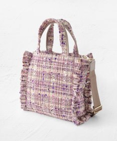 TOCCA 【美人百花掲載】【一部カラー撥水】TRIM WAVES MINITOTE ミニトートバッグ