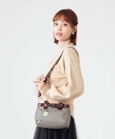 LA BAGAGERIE 【コットン×ポリウレタン】シャイニーミニマムトート