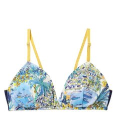 une nana cool MADE WITH LIBERTY FABRIC 【綿混】ノンワイヤーブラ