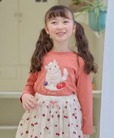 ANY KIDS アニマル×フルーツ 長袖 Tシャツ