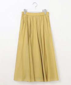 自由区 L 【洗える】エアリータック スカート