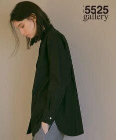 23区 【23区 | 5525gallery】コットンタイプライター バンドカラー シャツ