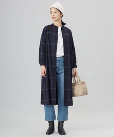 J.PRESS LADIES S 【洗える】BASIC STRETCH DENIM ボーイフィット パンツ