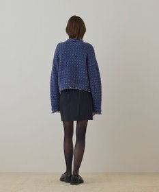 GRACE CONTINENTAL ウールギャバミニスカート