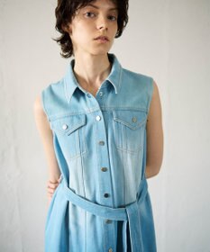 GRACE CONTINENTAL デニムストレートロングワンピース2