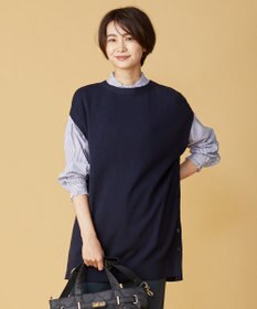 J.PRESS LADIES S 【洗える】FLORA ニットベスト