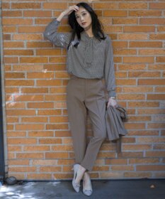 ANY SIS ビューティサーモ2WAYストレッチ テーパードパンツ