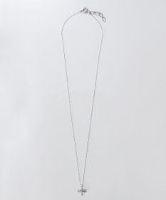 Phoebe 【金属アレルギー対応】フォーペタルズビジューネックレス/ニッケルフリー シルバー