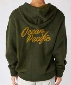 OP／FILA 【ocean pacific】ニットジップパーカー