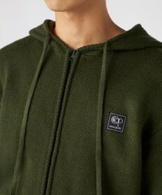 OP／FILA 【ocean pacific】ニットジップパーカー