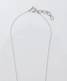 Phoebe 【金属アレルギー対応】フォーペタルズビジューネックレス/ニッケルフリー シルバー