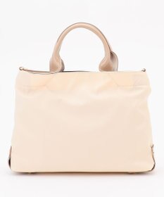 LA BAGAGERIE ツイルナイロン×エナメル 2WAYトートバッグ Sサイズ