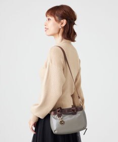 LA BAGAGERIE 【コットン×ポリウレタン】シャイニーミニマムトート