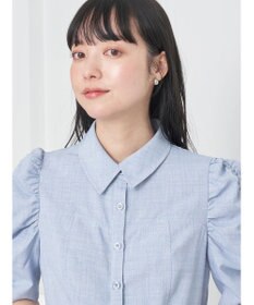 earth music&ecology 袖ドロストシャツワンピース