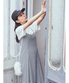 earth music&ecology チェックキャミワンピース