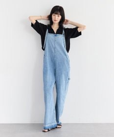 YECCA VECCA 綿麻デニムサロペット