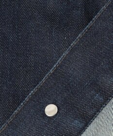 JOSEPH ABBOUD 【軽量/ストレッチ/JAPANファブリック/きれいめ】コーテッドストレッチデニム ジャケット