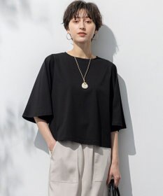 23区 L 【洗える】ハイエンド フレアスリーブ Tシャツ