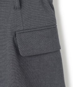 ICB L 【接触冷感・UVケア・撥水・洗える】LooseWeave  スカートレイヤードワイドパンツ