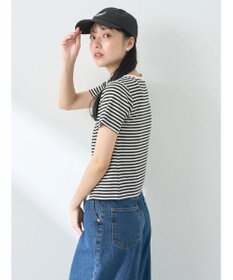 earth music&ecology ＳＥＴ２点ボーダーカーディガン＋キャミ